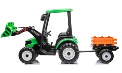 Traktor MEGA D68 z przyczepą, zielony