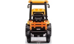 Traktor MEGA D68 z przyczepą, żółty