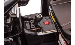 Traktor MEGA D68 z przyczepą, żółty