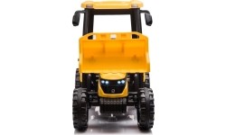 Traktor MEGA D68 z przyczepą, żółty