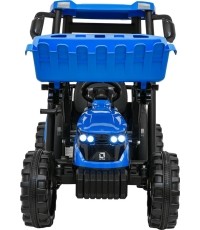 Traktor elektryczny z przyczepą MEGA D68, niebieski