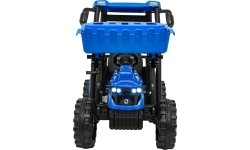 Traktor elektryczny z przyczepą MEGA D68, niebieski