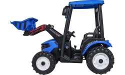 Traktor elektryczny z przyczepą MEGA D68, niebieski