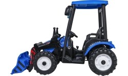 Traktor elektryczny z przyczepą MEGA D68, niebieski