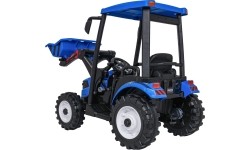 Traktor elektryczny z przyczepą MEGA D68, niebieski