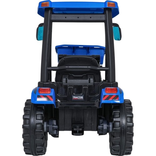 Traktor elektryczny z przyczepą MEGA D68, niebieski