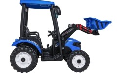 Traktor elektryczny z przyczepą MEGA D68, niebieski