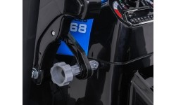Traktor elektryczny z przyczepą MEGA D68, niebieski