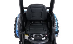 Traktor elektryczny z przyczepą MEGA D68, niebieski