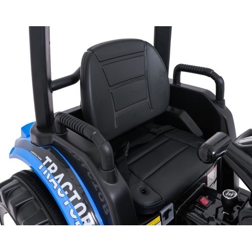 Traktor elektryczny z przyczepą MEGA D68, niebieski