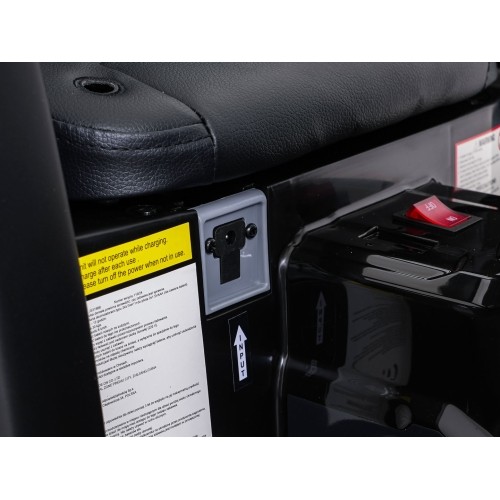 Traktor elektryczny z przyczepą MEGA D68, niebieski