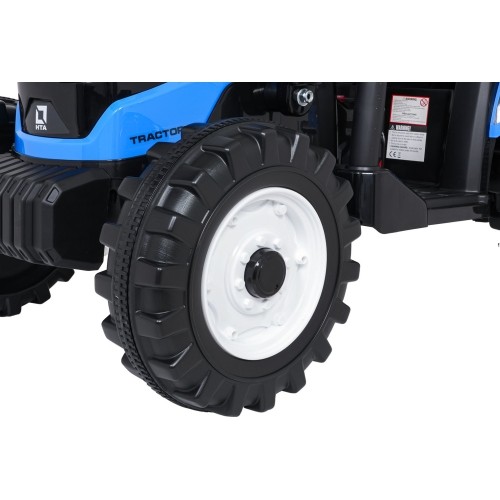 Traktor elektryczny z przyczepą MEGA D68, niebieski