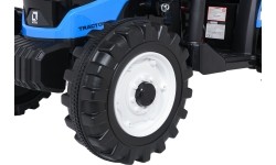 Traktor elektryczny z przyczepą MEGA D68, niebieski