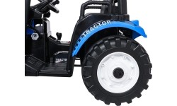 Traktor elektryczny z przyczepą MEGA D68, niebieski