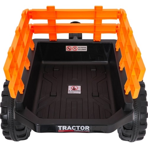 Traktor elektryczny z przyczepą MEGA D68, niebieski