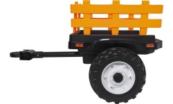 Traktor elektryczny z przyczepą MEGA D68, niebieski