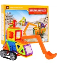 Zestaw magnetycznych płytek, 78 elementów