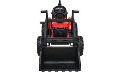 Traktor na akumulator z przyczepą Buggy 720-T, czerwony
