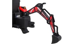 Traktor na akumulator z przyczepą Buggy 720-T, czerwony