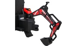 Traktor na akumulator z przyczepą Buggy 720-T, czerwony