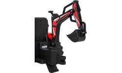 Traktor na akumulator z przyczepą Buggy 720-T, czerwony