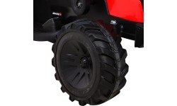 Traktor na akumulator z przyczepą Buggy 720-T, czerwony