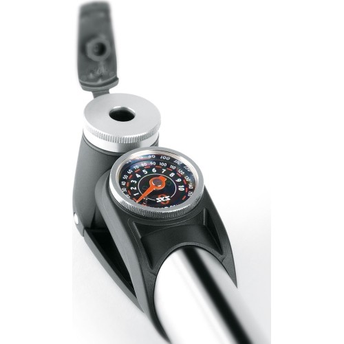 Pompka ręczna SKS Injex Control z manometrem (aluminiowa)