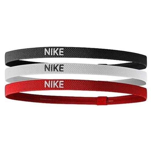 Opaska na głowę Nike Elastic Headbands 2.0 3P White Black Red N1004529 083