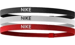 Opaska na głowę Nike Elastic Headbands 2.0 3P White Black Red N1004529 083