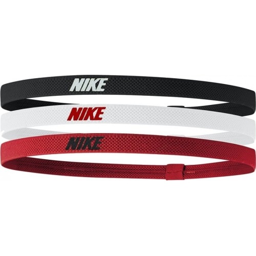 Opaska na głowę Nike Elastic Headbands 2.0 3P White Black Red N1004529 083