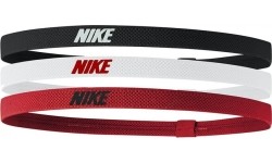 Opaska na głowę Nike Elastic Headbands 2.0 3P White Black Red N1004529 083