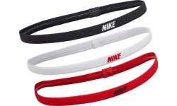 Opaska na głowę Nike Elastic Headbands 2.0 3P White Black Red N1004529 083
