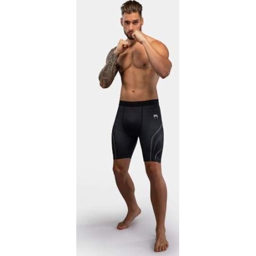 Spodenki Venum Streamline Vale Tudo - czarno-białe