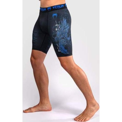 Spodenki Venum Thunder Dragon Vale Tudo – czarny/królewski niebieski