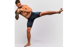 Spodenki Venum Thunder Dragon Vale Tudo – czarny/królewski niebieski