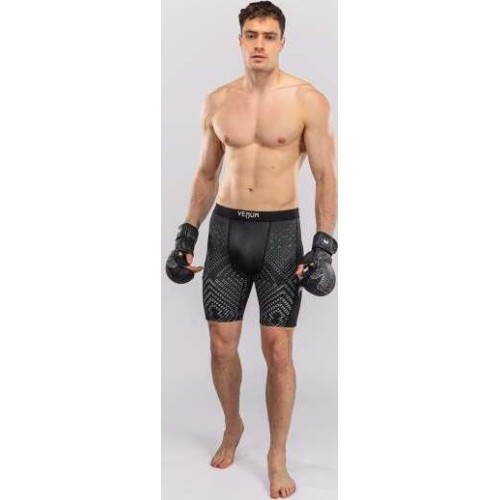 Spodenki Venum Midnight Fury Vale Tudo - czarne/szare/srebrne