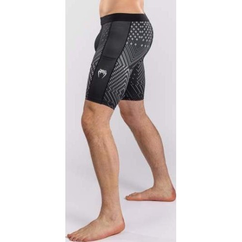 Spodenki Venum Midnight Fury Vale Tudo - czarne/szare/srebrne