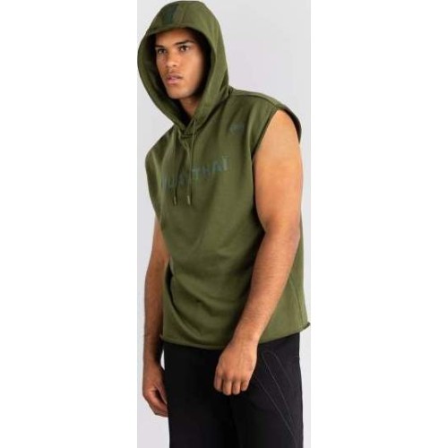 Bluza bez rękawów z kapturem Venum Muay Thai VT, wojskowa zieleń
