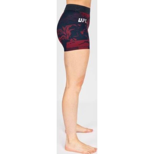 Damskie szorty UFC Zenith by Venum Burgundy Authentic Fight Week Performance Vale Tudo
