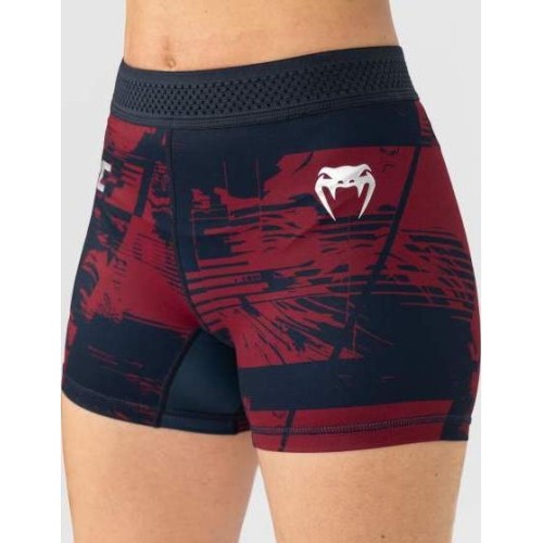 Damskie szorty UFC Zenith by Venum Burgundy Authentic Fight Week Performance Vale Tudo