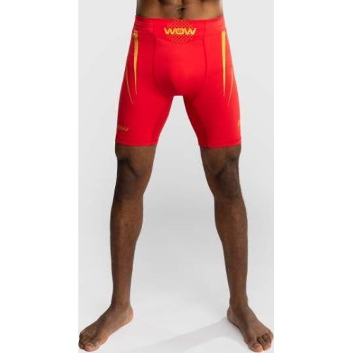 Męskie szorty Venum x WOW FC Vale Tudo, Fury Red/Gold