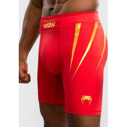 Męskie szorty Venum x WOW FC Vale Tudo, Fury Red/Gold