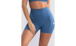 Damskie krótkie legginsy Venum Essential - Storm Blue