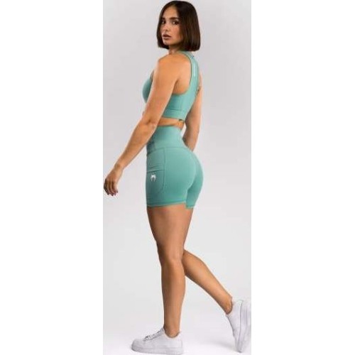 Damskie szorty rowerowe Venum Essential – morska zieleń