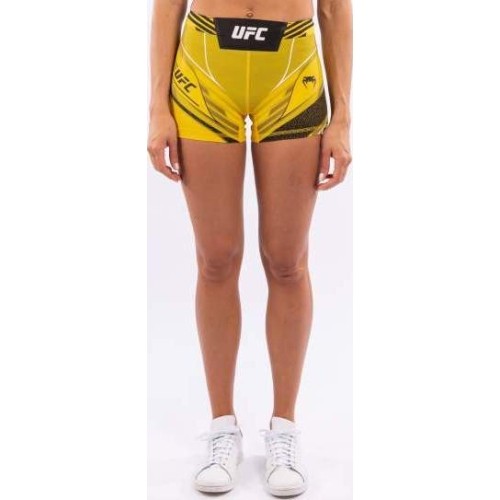 Damskie spodenki Vale Tudo UFC Venum Authentic Fight Night – Short Fit – żółte