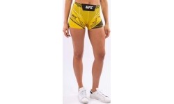 Damskie spodenki Vale Tudo UFC Venum Authentic Fight Night – Short Fit – żółte