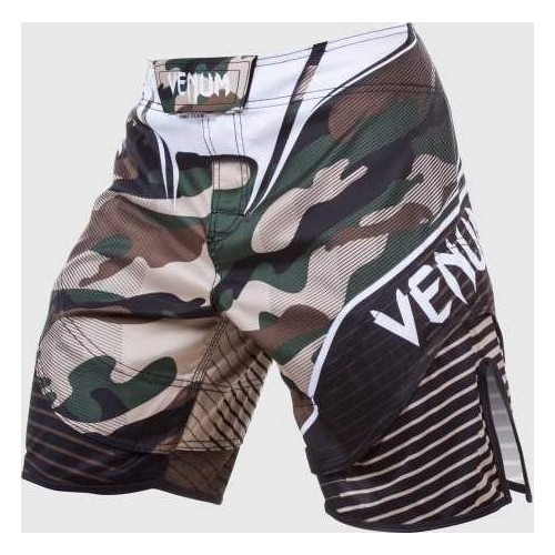 Spodenki MMA Venum Camo Hero, zielono-brązowe