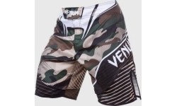 Spodenki MMA Venum Camo Hero, zielono-brązowe