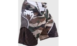 Spodenki MMA Venum Camo Hero, zielono-brązowe