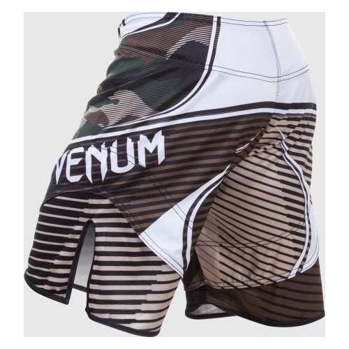 Spodenki MMA Venum Camo Hero, zielono-brązowe